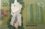 Vintage $20 Canadian Polymer Banknote