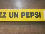 Vintage PEPSI COLA Porcelain Door Push Sign