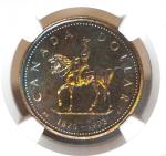 1973 Canada RCMP Centennial Silver Dollar Coin