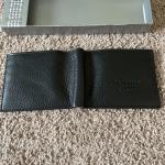 Canadian Pacific Railroad Vintage Black Leather Wallet