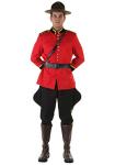 Plus Size Vintage Canadian Mountie Costume - Red