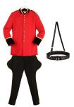 Plus Size Vintage Canadian Mountie Costume - Red