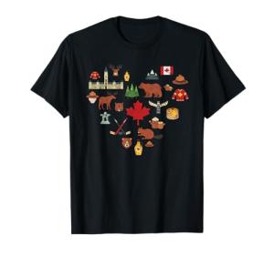 Vintage Canadian Flag Maple Leaf RCMP T-Shirt
