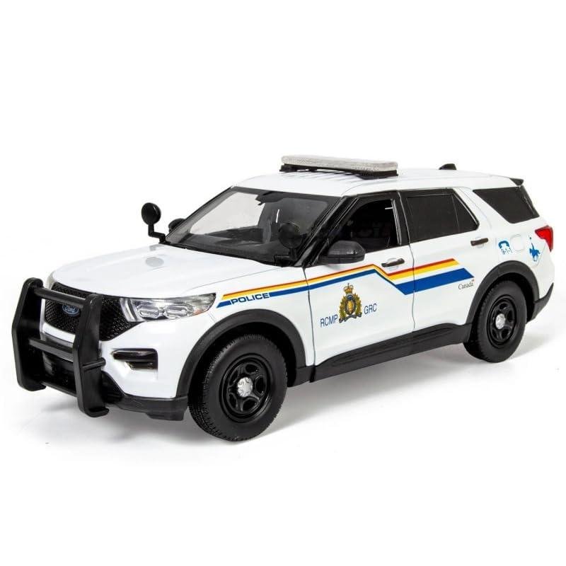 RCMP White Diecast Model Car 1/24 Scale