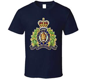 RCMP Canadian Police Logo Vintage T-Shirt – XL Navy