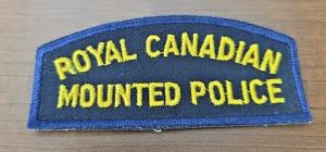 Vintage Canadian Police RCMP Shoulder Patch