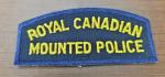 Vintage Canadian Police RCMP Shoulder Patch