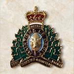 Royal Canadian Mounted Police Green Crest Pin