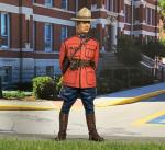 Royal Canadian Mounted Police Figurine, Male Trooper