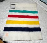 Hudson's Bay Vintage 4 Point Wool Blanket 86"x67