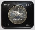 1973 Canada RCMP Mountie Silver Dollar Coin