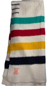 Vintage 1930s Hudson Bay Company Wool Blanket