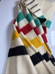 Vintage 1930s Hudson Bay Company Wool Blanket