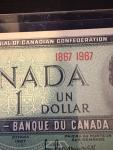1967 Canadian Centennial One Dollar Banknote