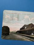 1908 Vintage Postcard Canadian Pacific Railway Station