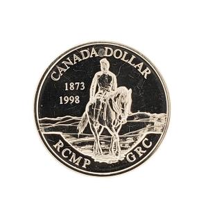 RCMP Canada Dollar Hat Pin - Mountie Horse Design