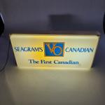 Seagram’s VO Vintage Lighted Bar Sign 26" x 12