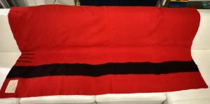 Hudson's Bay 100% Wool Red Scarlet Blanket