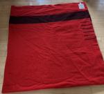 Hudson's Bay Red and Black Stripe Wool Blanket