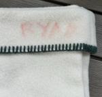 Pendleton Vintage Wool Stocking with Colorful Stripes