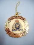 RCMP Enameled Christmas Ornament - 2.5 Inches