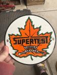 Round 6" Porcelain Supertest Canada Sign
