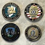 RCMP Original Challenge Coin Collection - 4 Coins