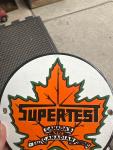 Round 6" Porcelain Supertest Canada Sign