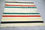 Hudson's Bay Vintage Wool Striped Blanket
