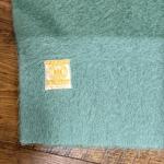 Hudsons Bay Vintage Wool Point Blanket Green Stripe