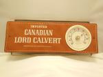 Vintage Lord Calvert Thermometer Sign Décor