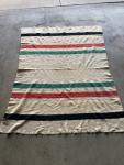 Hudson Bay Vintage Wool 4-Point Blanket 81x71