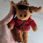 RCMP Sergeant Bullmoose Plush Keychain