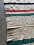 Hudson Bay Vintage Wool 4-Point Blanket 81x71