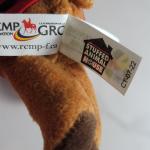 RCMP Sergeant Bullmoose Plush Keychain
