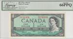 Vintage Bank of Canada One Dollar Note MS-66