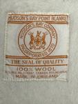 Hudson's Bay Company Vintage Wool Point Blanket 89"x71