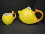 Hudson's Bay Co. Vintage Lemon Teapot and Cup