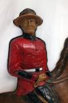 Vintage Windsor Whiskey Mountie Store Display Sign