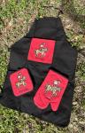 RCMP Royal Canadian Mounted Police Apron & Mitts Set