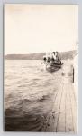Vintage RCMP Fort Liard Patrol Boat Photo
