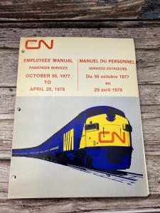 Canadian National Railroad Employee Manual 1977-78