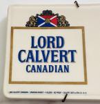 Lord Calvert Whiskey "No Minors" Porcelain Sign