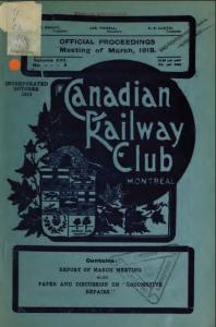 Canadian Railway Club Magazine Collection on USB