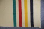 Vintage Hudson's Bay Multicolor Wool Blanket 90x73