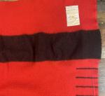 Hudson's Bay Company Red Wool Blanket 90"x100