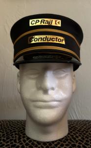 Vintage Canadian Pacific Railway Conductor's Hat