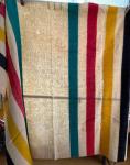 Hudson Bay 4 Point Wool Blanket, 1930s/40s