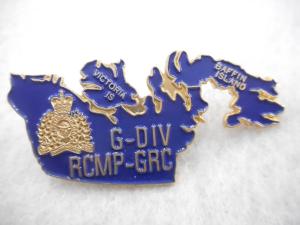 RCMP G-DIV Police Vintage Lapel Pin
