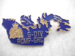 RCMP G-DIV Police Vintage Lapel Pin